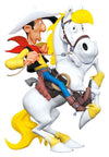 Lucky Luke Resin Statue Lucky Luke on a rearing Jolly Jumper 25 cm