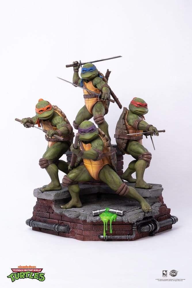 Tortugas Ninja Estatua 1/6 Movie Diorama 51 cm