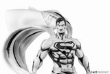 El hombre de acero PX Estatua PVC 1/8 SDCC 2024 Superman Black & White Version 36 cm   