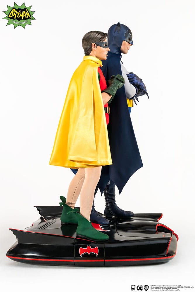 DC Comics Estatua 1/4 Diorama Batman & Robin 1966 52 cm