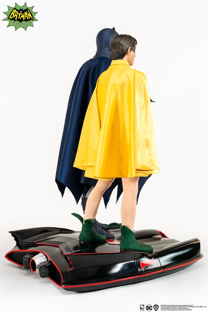 DC Comics Estatua 1/4 Diorama Batman & Robin 1966 52 cm