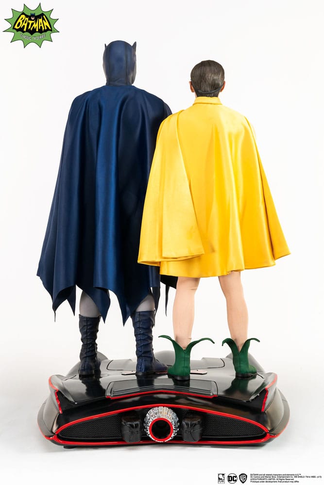 DC Comics Estatua 1/4 Diorama Batman & Robin 1966 52 cm