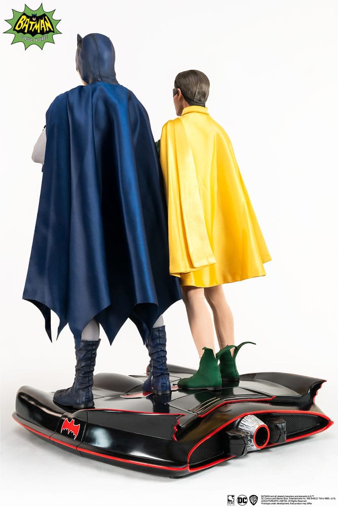 DC Comics Estatua 1/4 Diorama Batman & Robin 1966 52 cm