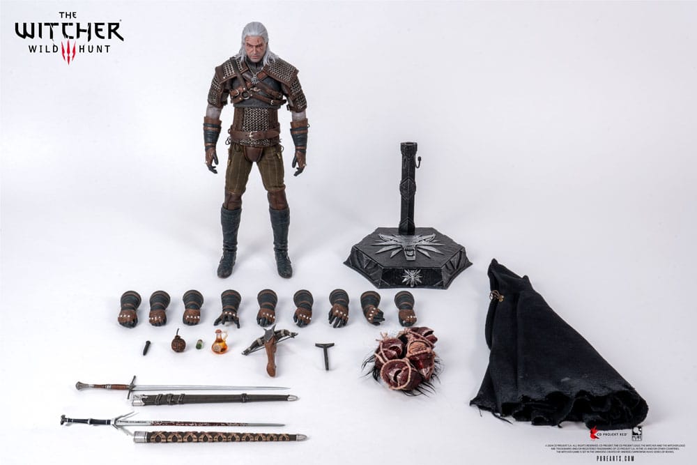 The Witcher 3: Wild Hunt Figura 1/6 Geralt of Rivia 30 cm