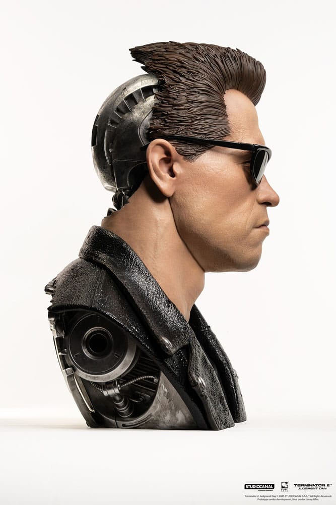 Terminator Replik 1/1 T-800 Model 101 Art Mask Painted Standard Version 46 cm