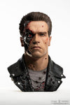 Terminator 2 Replik 1/1 T-800 Model 101 Battle Damaged Art Mask 47 cm