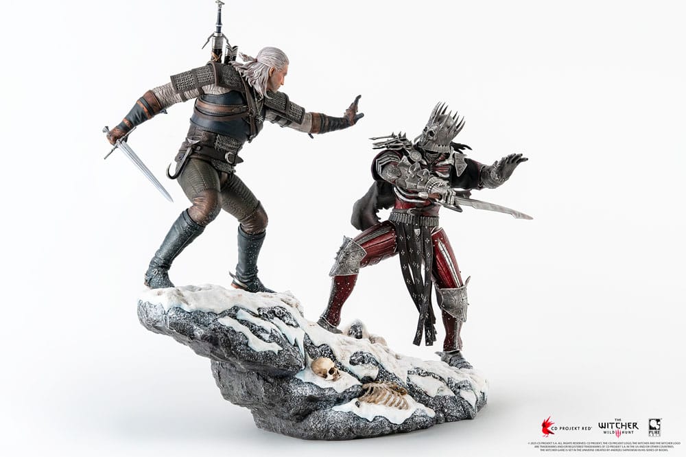 The Witcher 3: Wild Hunt Estatua 1/6 Diorama Geralt vs Eredin 50 cm 
