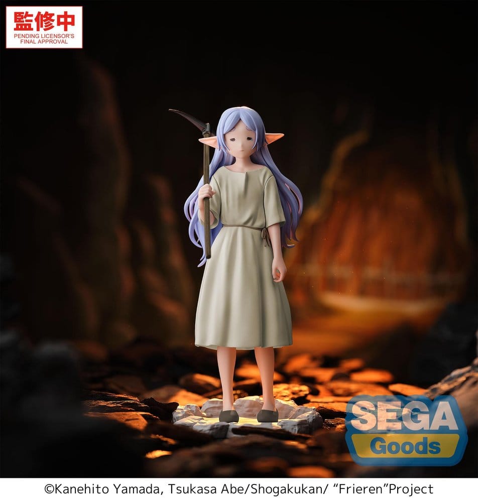 Frieren: Beyond Journey´s End High Premium Figura PVC Frieren - I Am Forced to Slave Away in the Mines for Three Centuries 18 cm
