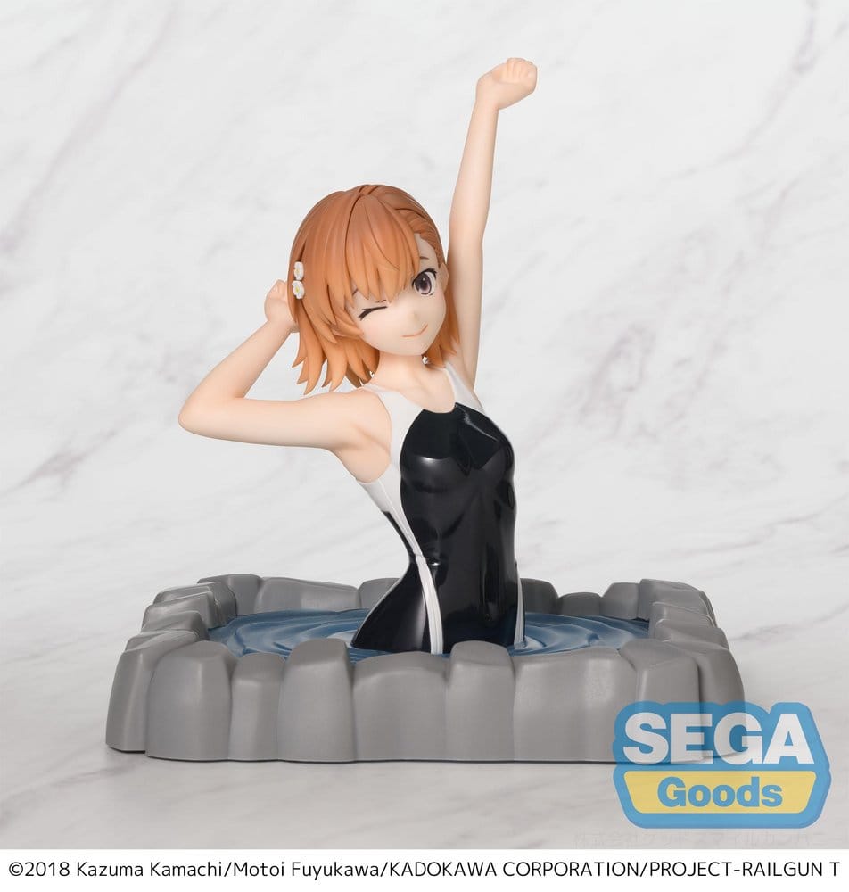 A Certain Scientific Railgun T Estatua PVC Thermae Utopia Mikoto Misaka 14 cm    