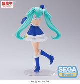 Character Vocal Series 01: Hatsune Miku High Premium Figura PVC Hatsune Miku Sapphire Christmas Ver. 21 cm