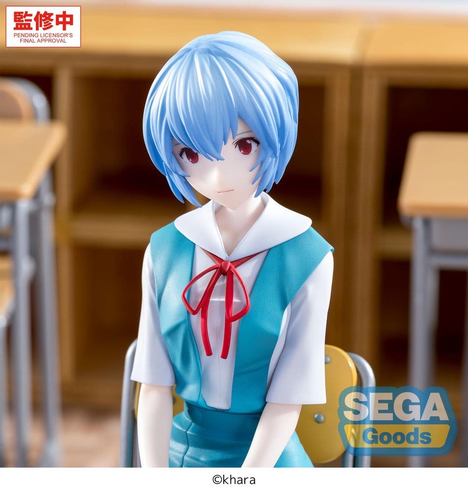 Evangelion: New Theatrical Edition XStellar Figura PVC Rei Ayanami Uniform Ver. 16 cm