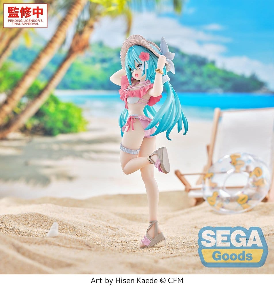 Character Vocal Series 01: Hatsune Miku Luminasta Figura PVC Conceptual Series Vol.1 Tropical Ver. 21 cm