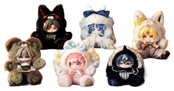 ANTOO Wonderland Pack mit 6 Mini-Furry-Figuren, 20 cm, Blind Box