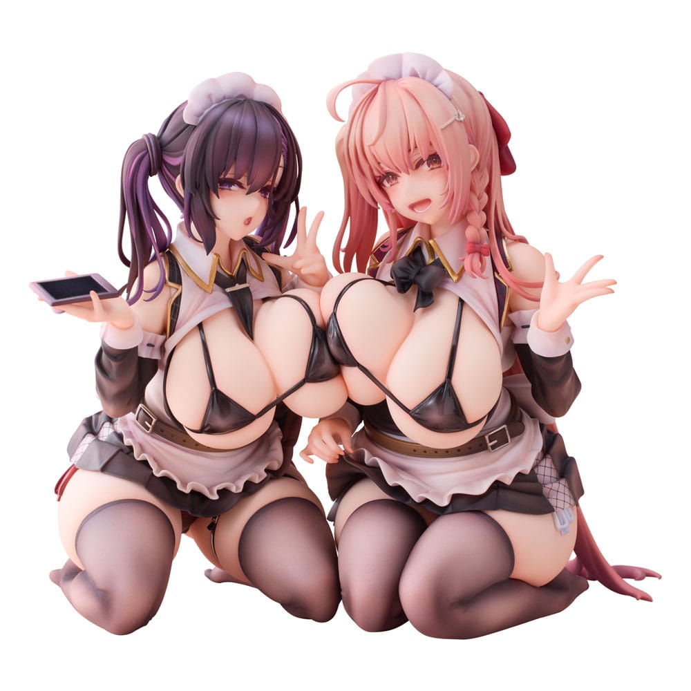 Original Character pack de 2 Estatuas PVC 1/5 Koho Miya & Otsuhane Fuwari illustration by Ninoude 18 cm    