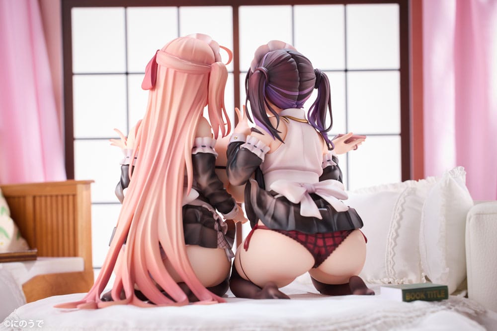 Original Character pack de 2 Estatuas PVC 1/5 Koho Miya & Otsuhane Fuwari illustration by Ninoude 18 cm    
