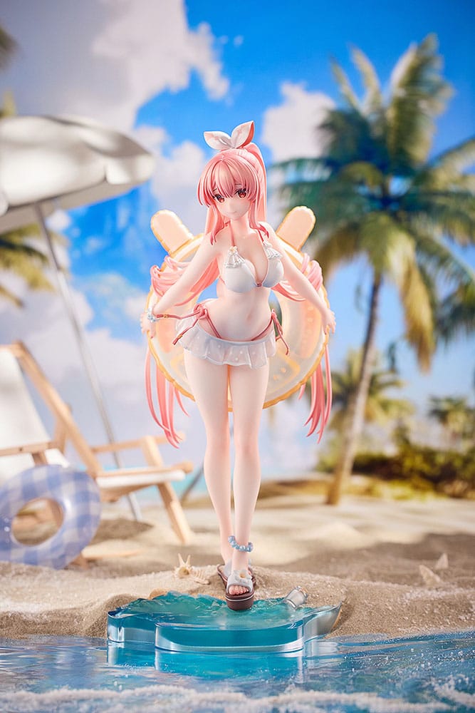 Rosuuri Character Estatua PVC 1/7 White Rabbit Rosu: Swimsuit Ver. 25 cm
