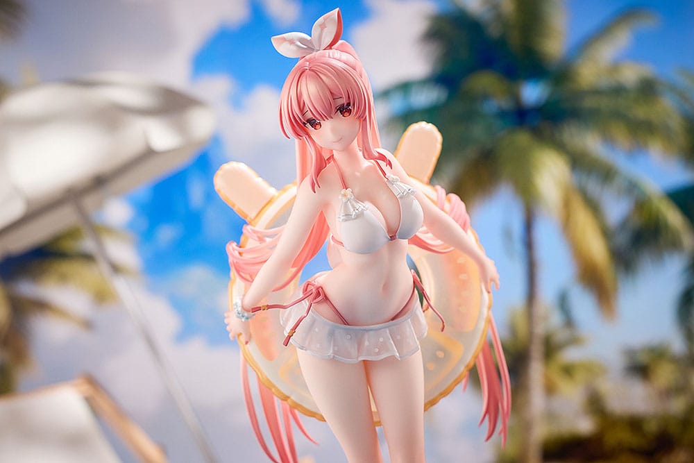 Rosuuri Character Estatua PVC 1/7 White Rabbit Rosu: Swimsuit Ver. 25 cm