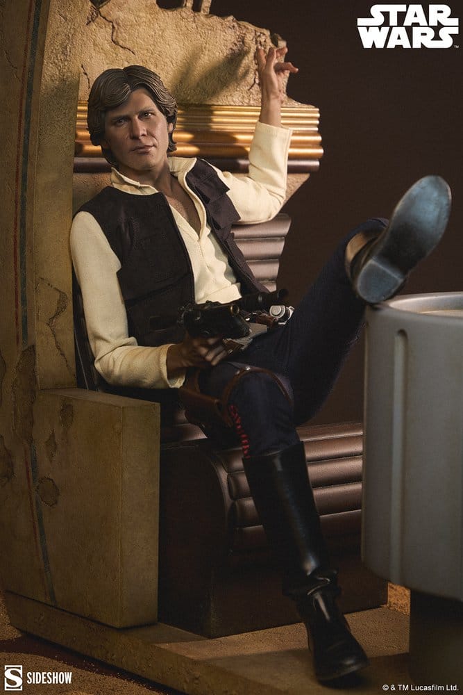 Star Wars Episode IV Mixed Media Estatua Premium Format Han Solo: Sorry About the Mess 32 cm