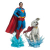 Superman (2025) Premium-Format-Statuen: Superman (61 cm) & Krypto (23 cm), 2er-Bundle
