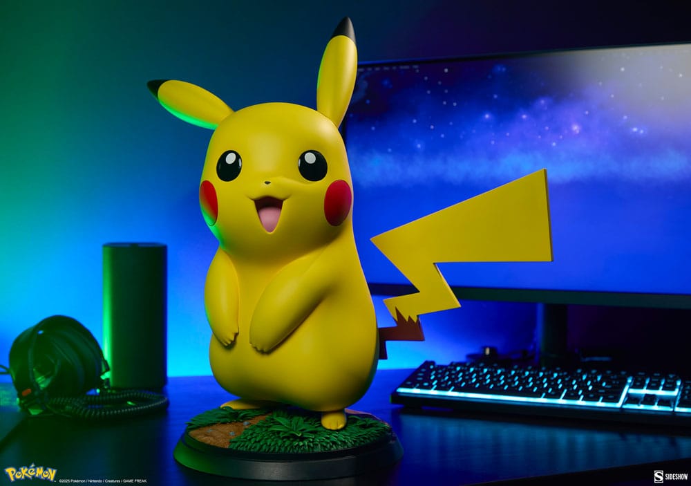 Pokémon Estatua Life-Size Pikachu 47 cm