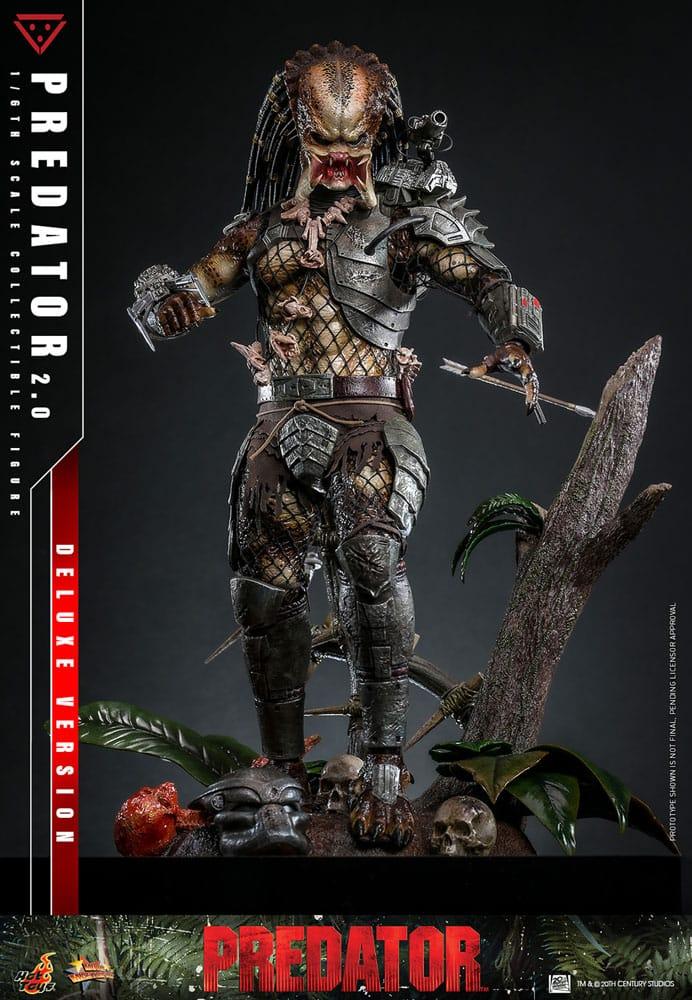 Depredador Figura Movie Masterpiece 1/6 Predator (2.0) Deluxe Version 34 cm Hot Toys