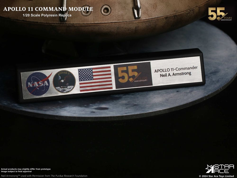 Apollo 11 Réplica 1/20 Command Module (DX) 20 cm 
