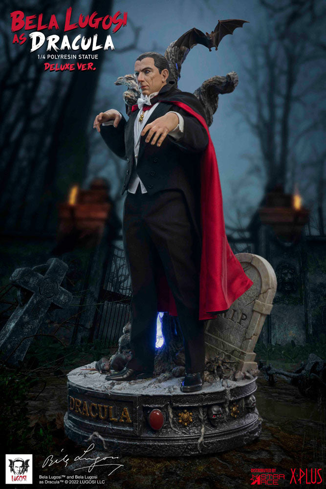 Dracula (1931) Estatua Superb Scale 1/4 Bela Lugosi as Dracula Deluxe Version 60 cm