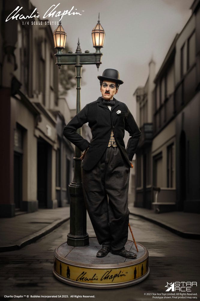 Charlie Chaplin Estatua 1/4 Deluxe Version 50 cm