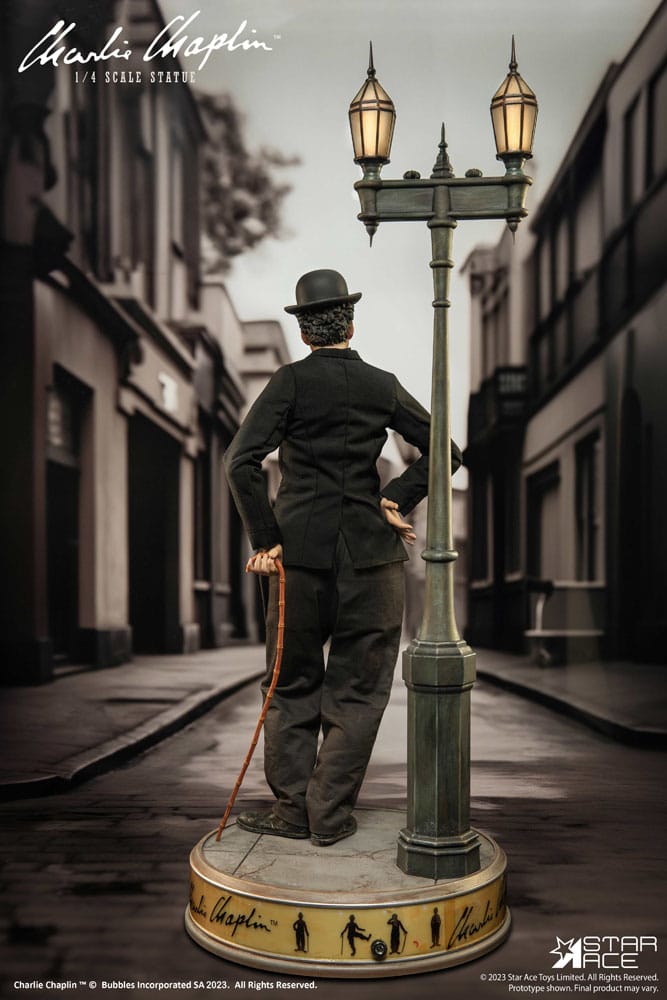 Charlie Chaplin Estatua 1/4 Deluxe Version 50 cm