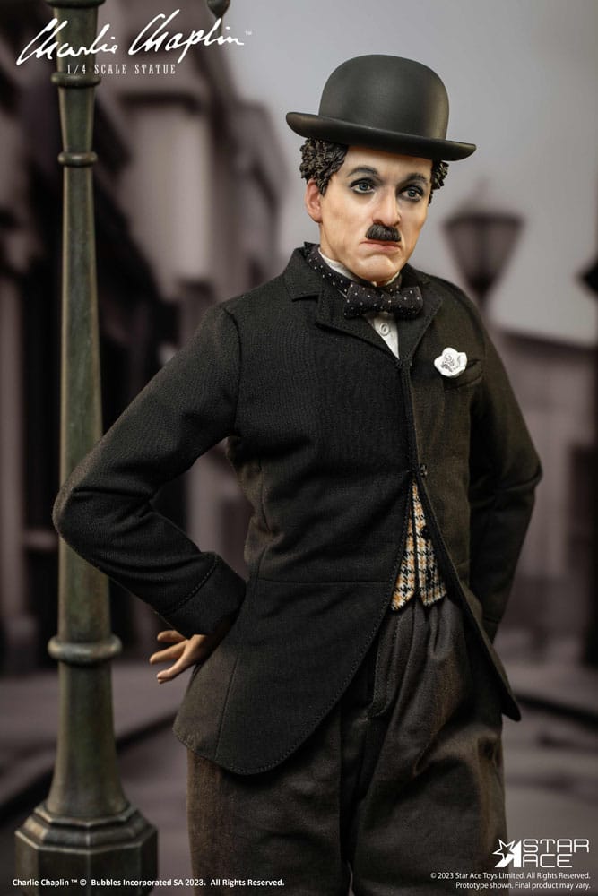 Charlie Chaplin Estatua 1/4 Deluxe Version 50 cm
