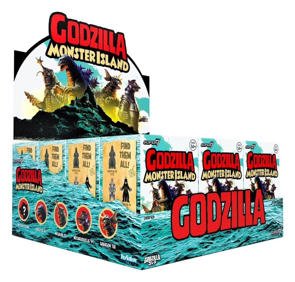 Godzilla Toho (Monster Island) Figura Blind Box Wave 7 Display (12)