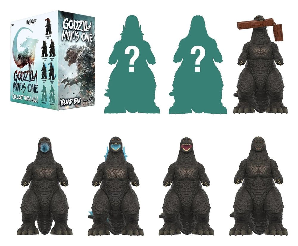 Godzilla Toho (Minus One) Figura Blind Box Wave 8 Display (12)