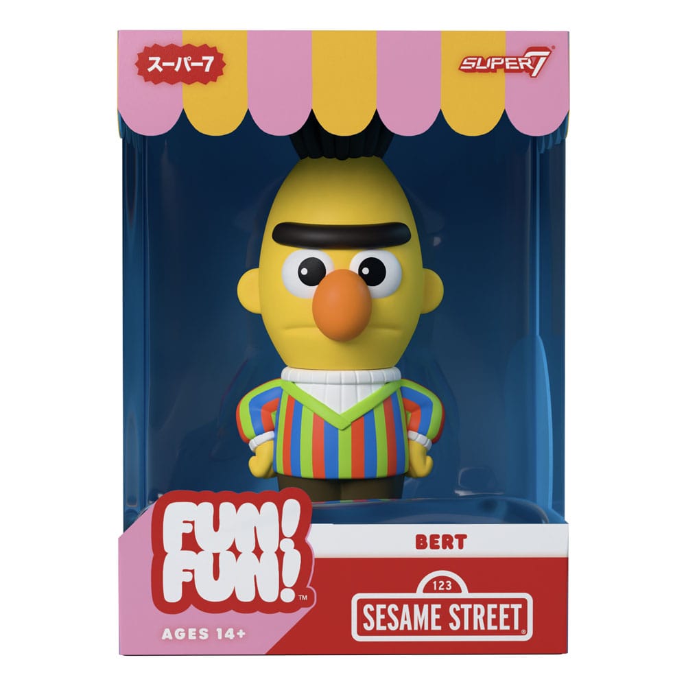 Sesame Street Figura Soft Vinyl FUN! FUN! Wave 02 Bert 13 cm  