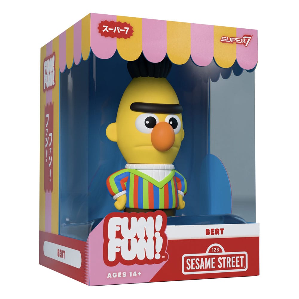Sesame Street Figura Soft Vinyl FUN! FUN! Wave 02 Bert 13 cm  
