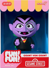 Barrio Sésamo Figura Soft Vinyl Fun! Fun! Wave 01 - Count von Count 18 cm