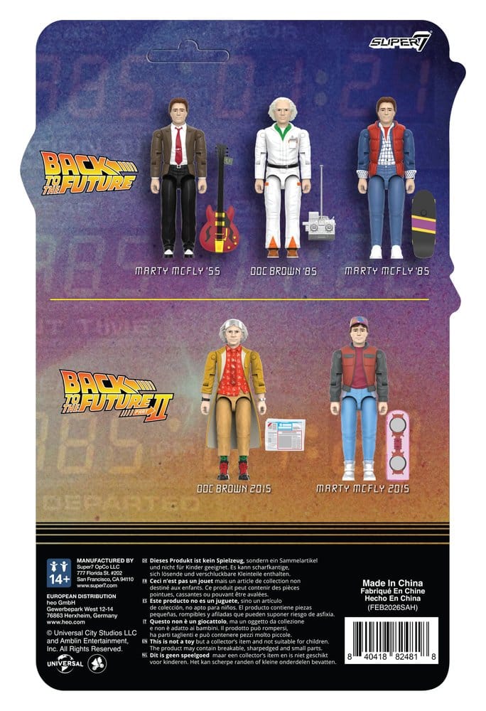 Back to the Future ReAction+ Figura Wave 02 Dr. Emmett Brown (2015)