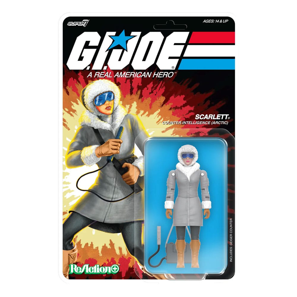 GI Joe Figura ReAction+ Wave 06 Arctic Scarlett 10 cm  