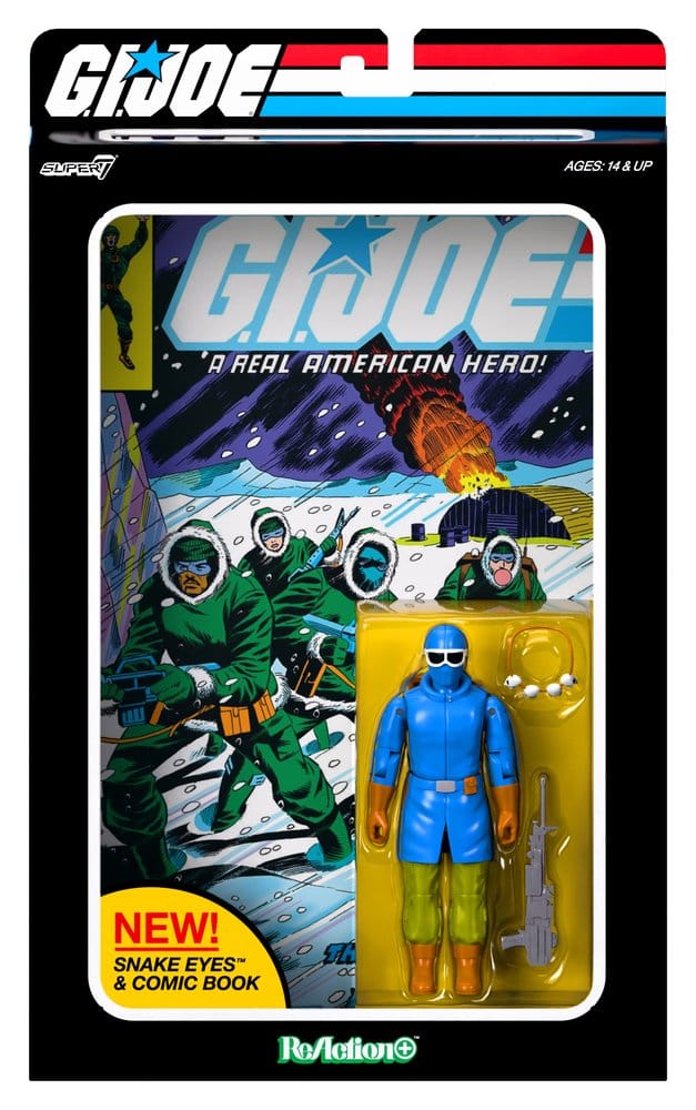 G.I. Joe ReAction+ Figura Snake Eyes (Skybound Comic Box Series, Issue #2)