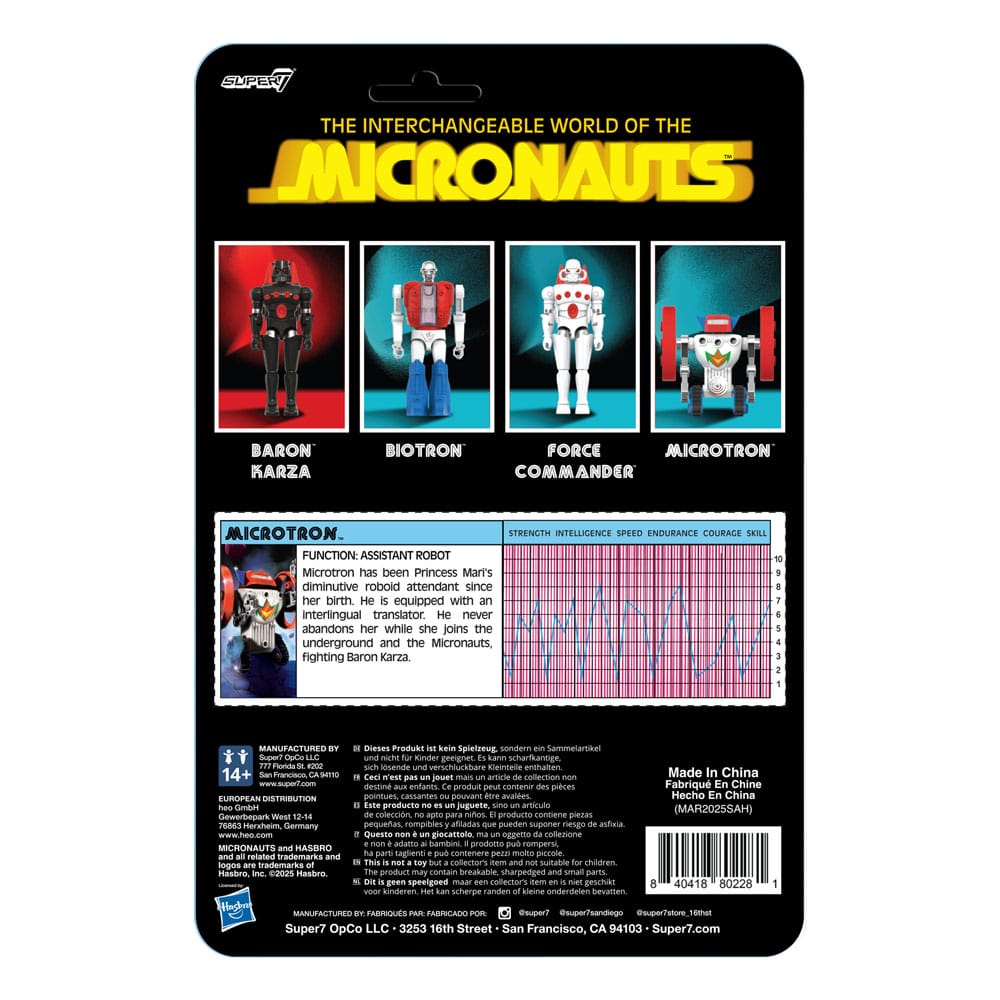Micronauts Figura ReAction+ Microtron 9 cm  