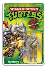 Teenage Mutant Ninja Turtles ReAction+ Figura Wave 02 Rocksteady