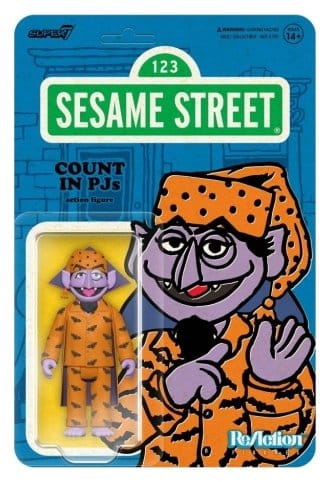 Sesame Street Figura ReAction Wave 06 Count Von Count (PJs) 10 cm      