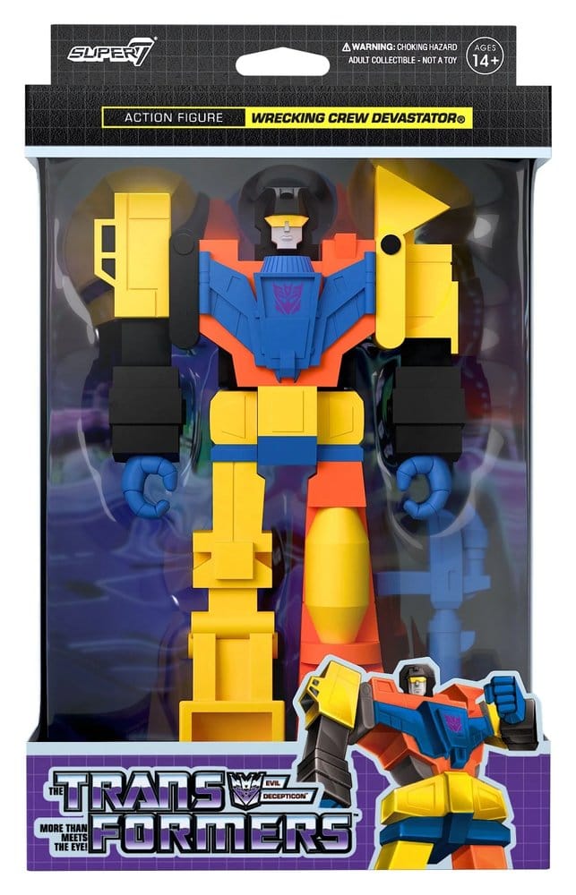 Transformers Figura ReAction Devastator 10 cm