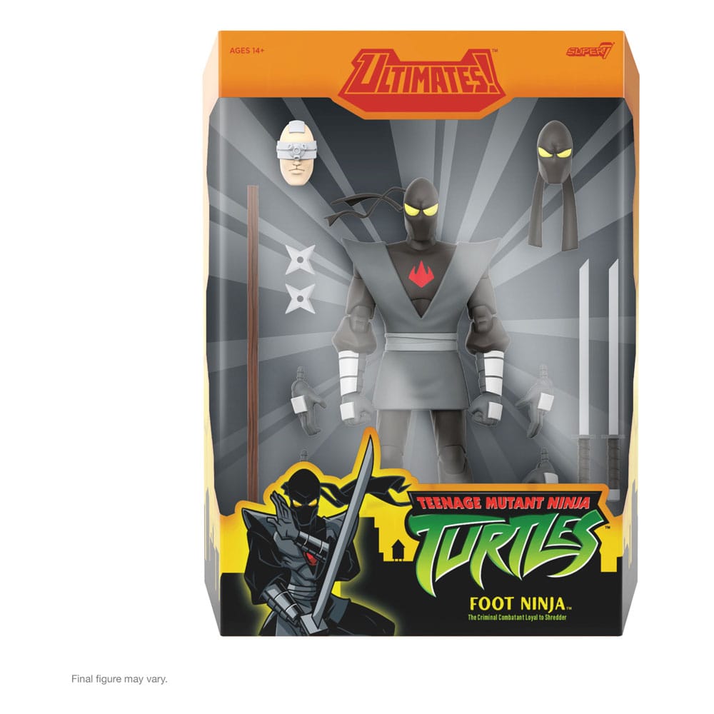 Teenage Mutant Ninja Turtles Figura Ultimates Wave 13 Foot Ninja 18 cm 