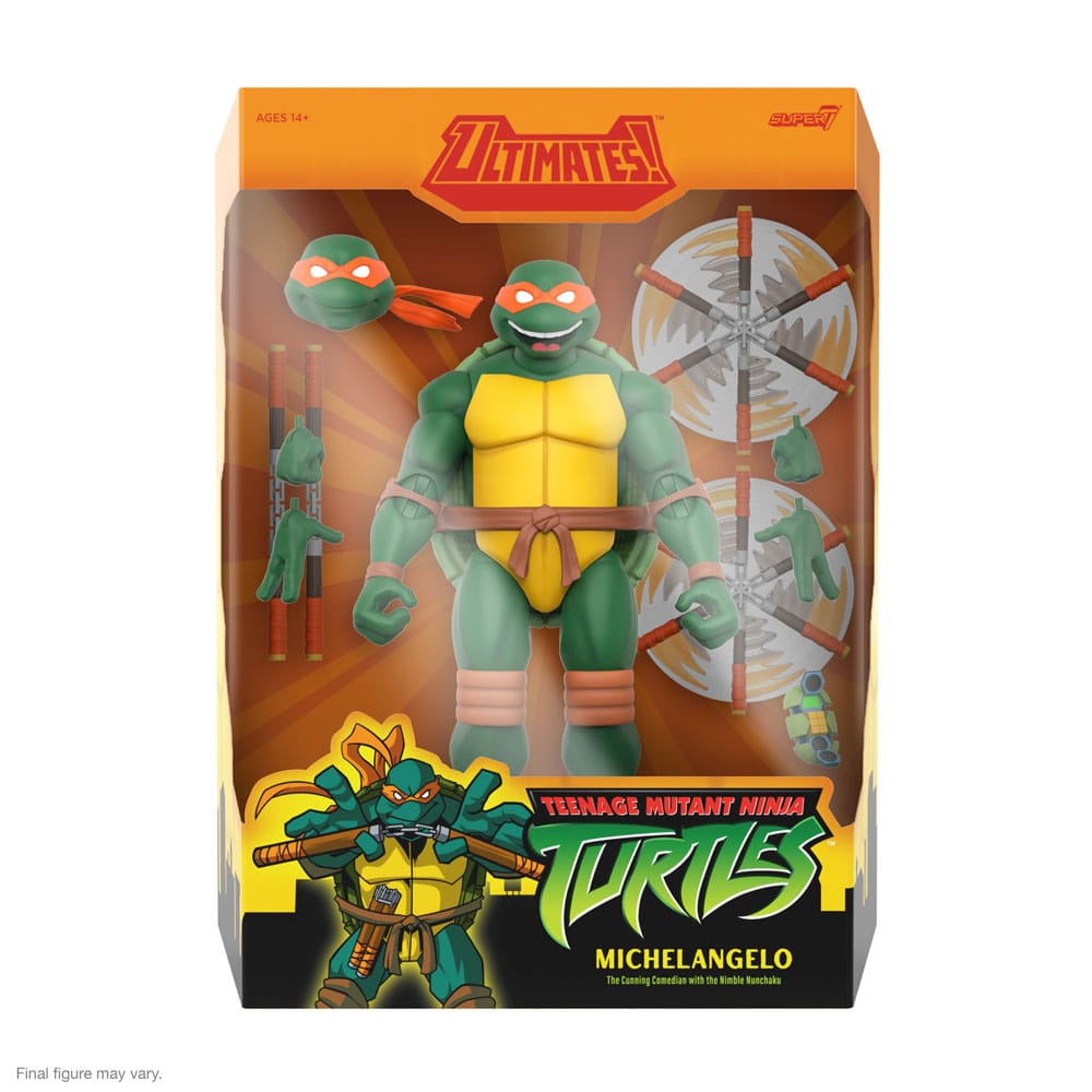 Teenage Mutant Ninja Turtles Figura Ultimates Wave 12 Michelangelo 18 cm