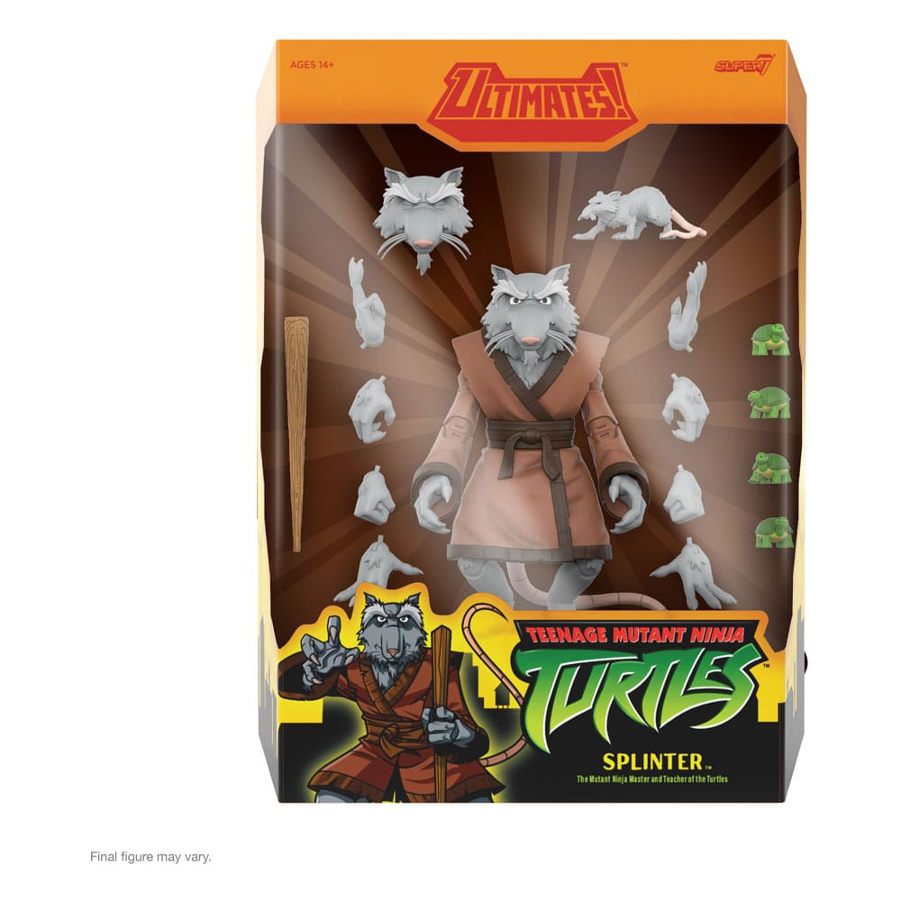Teenage Mutant Ninja Turtles Figura Ultimates Wave 13 Splinter 18 cm 