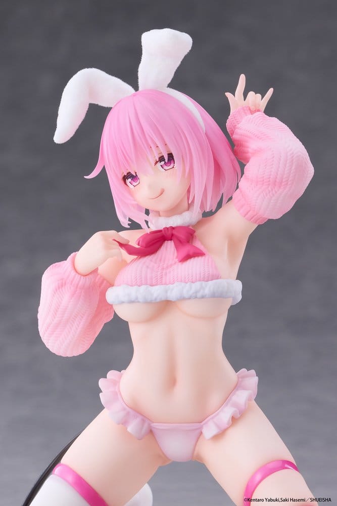 To Love-Ru Darkness Figura PVC MOFLOCK Momo (Fluffy Bunny Ver.) 13 cm