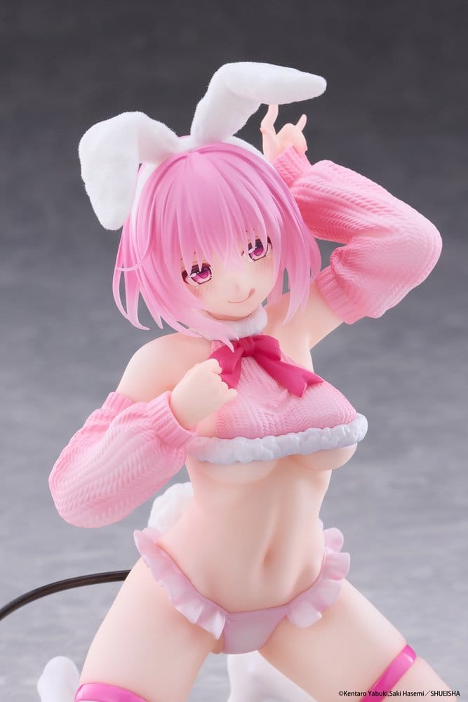 To Love-Ru Darkness Figura PVC MOFLOCK Momo (Fluffy Bunny Ver.) 13 cm