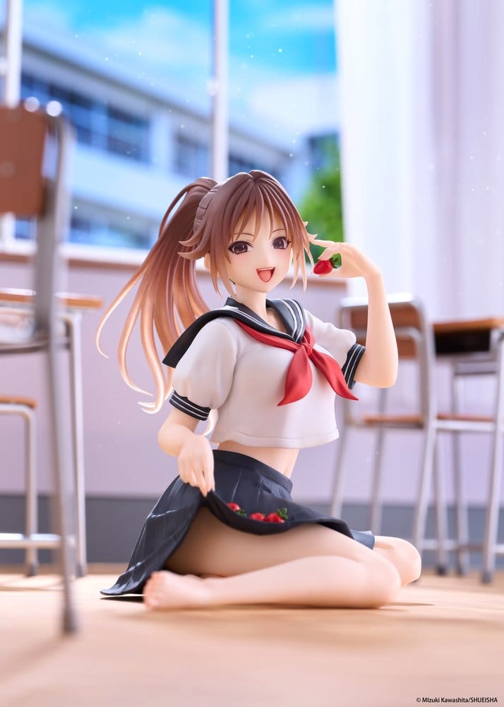Strawberry 100% Figura PVC Desktop Cute Satsuki Kitaoji (School uniform Ver.) 18 cm