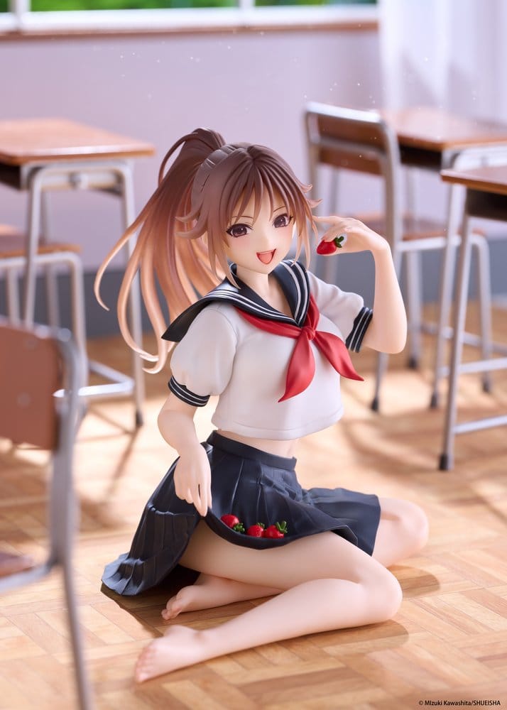 Strawberry 100% Figura PVC Desktop Cute Satsuki Kitaoji (School uniform Ver.) 18 cm