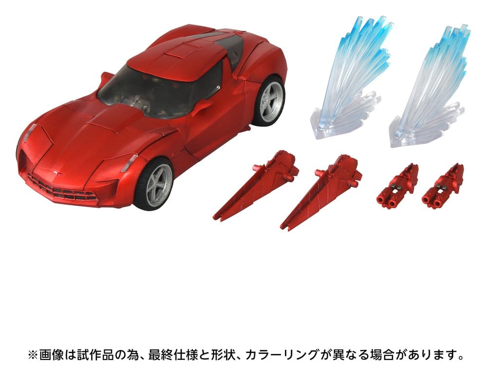 Transformers: la venganza de los caídos Masterpiece Movie Next Figura MPMN-02 Sideswipe G1 Red 15 cm